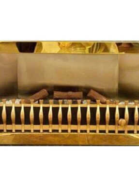 Golden Classic Gas Fireplace Shop Now at JW Firplaces Lahore