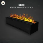 Water Vapor Fireplace in Pakistan by JW Fireplaces – modern electric flame design MISTO