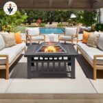 Deluxe Outdoor Firepit Table in Pakistan. Combining style and functionality. For Order Call Now: 0302-4040006