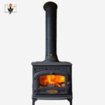 Wood burning smokeless fireplace in Pakistan