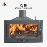 CJ-20 Cast Iron Wood Fireplace – Compact and Efficient Wood Fireplace in Pakistan