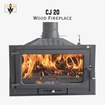 CJ-20 Cast Iron Wood Fireplace – Compact and Efficient Wood Fireplace in Pakistan
