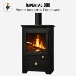 Imperial 800 wood burning fireplace in Pakistan by JW Fireplaces with clean combustion and firebrick-lined firebox